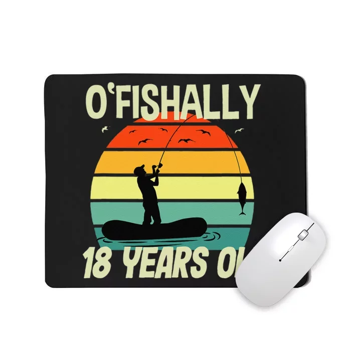 Fishing 18th Birthday Gift For Fishermen Mousepad