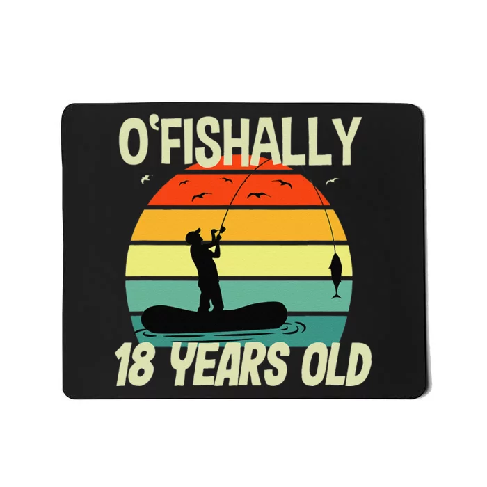 Fishing 18th Birthday Gift For Fishermen Mousepad