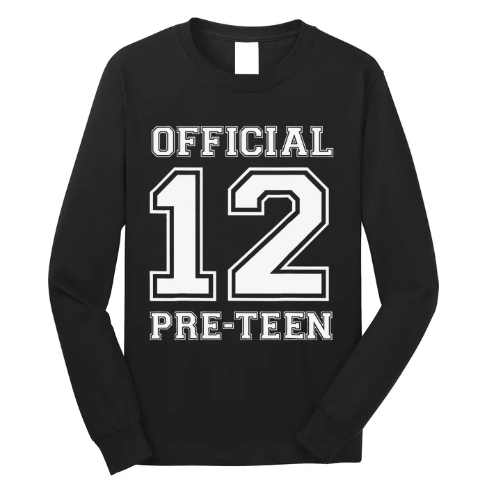 Funny 12th Birthday 12 Year Old 2010 12 PreTeen Long Sleeve Shirt