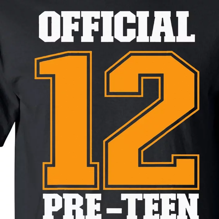 Funny 12th Birthday 12 Year Old 2010 Official 12 Pre-Teen Tall T-Shirt