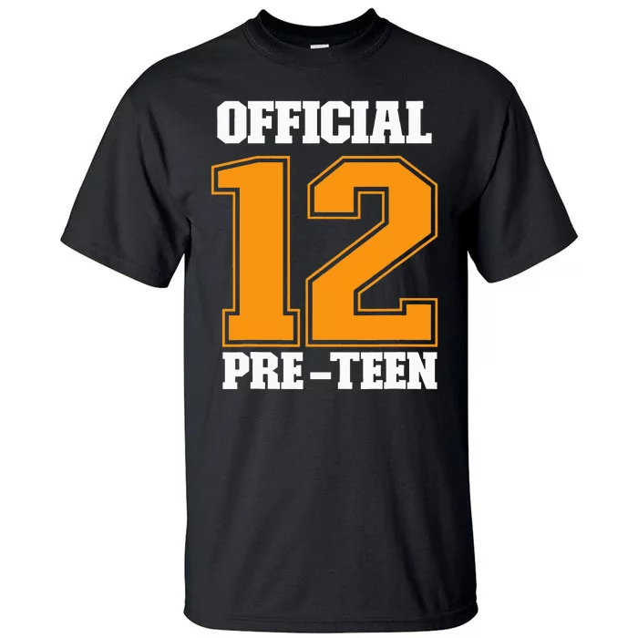 Funny 12th Birthday 12 Year Old 2010 Official 12 Pre-Teen Tall T-Shirt