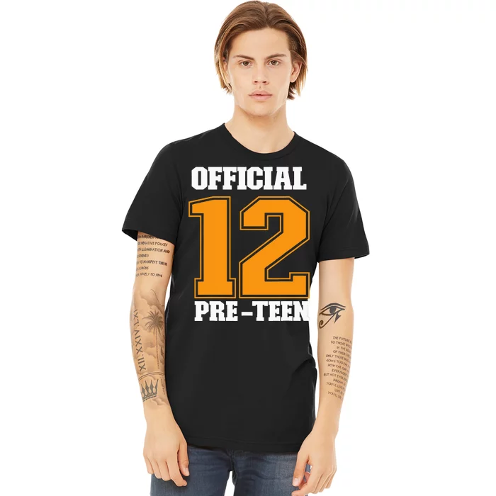 Funny 12th Birthday 12 Year Old 2010 Official 12 Pre-Teen Premium T-Shirt