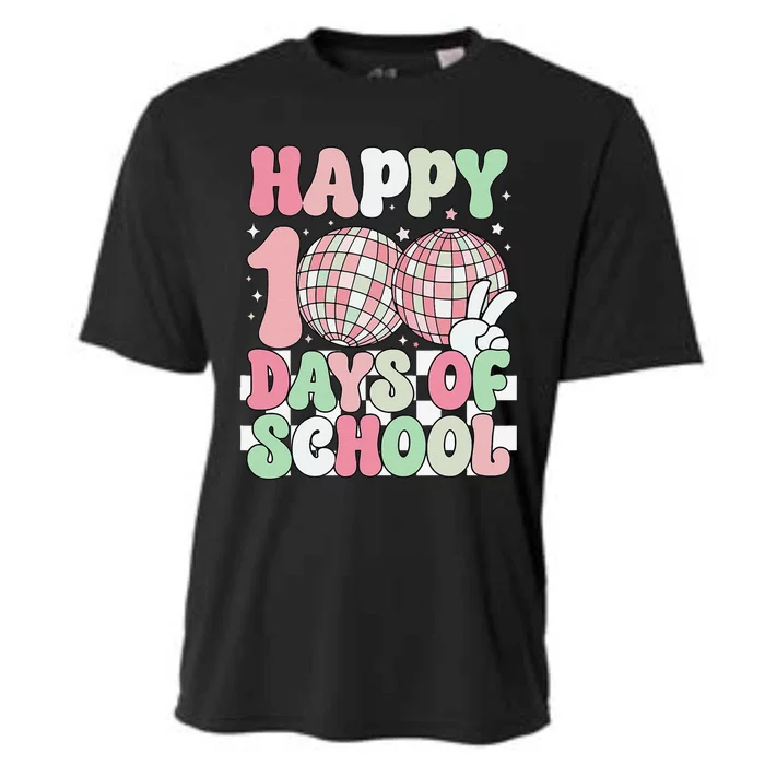 Funny 100 Days 100th Day Of School For Girl Boy & Teacher Cooling Performance Crew T-Shirt