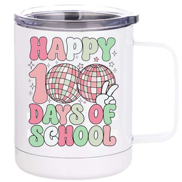 Funny 100 Days 100th Day Of School For Girl Boy & Teacher Front & Back 12oz Stainless Steel Tumbler Cup