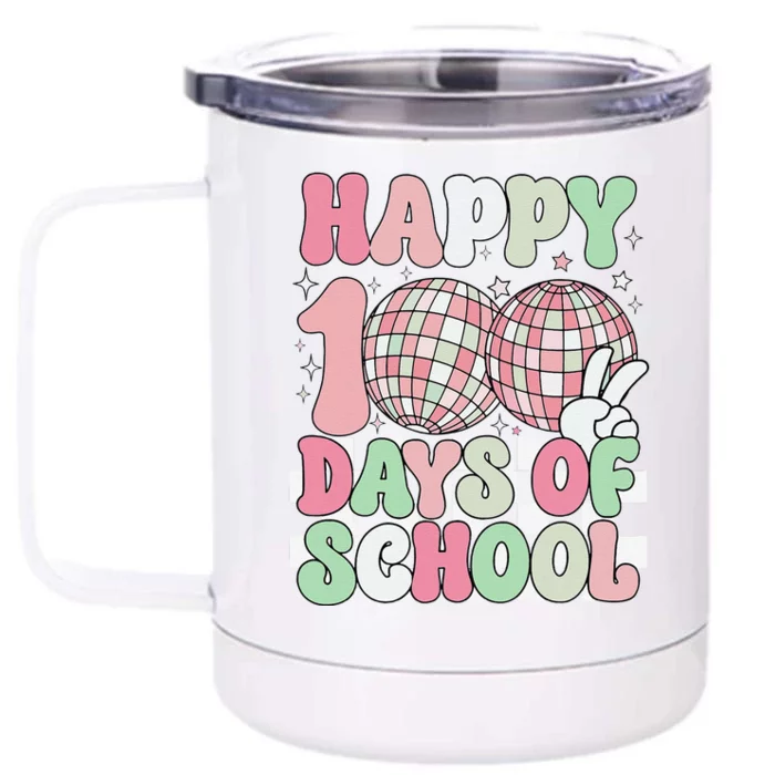 Funny 100 Days 100th Day Of School For Girl Boy & Teacher Front & Back 12oz Stainless Steel Tumbler Cup