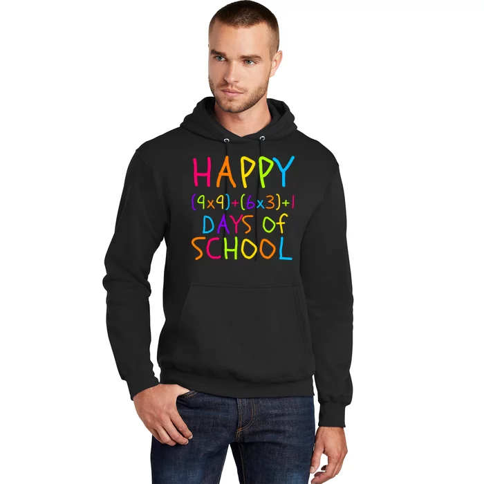 Funny 100th Day Of School Math Teacher 100 Days Math Formula 100 Days Smarter Hoodie