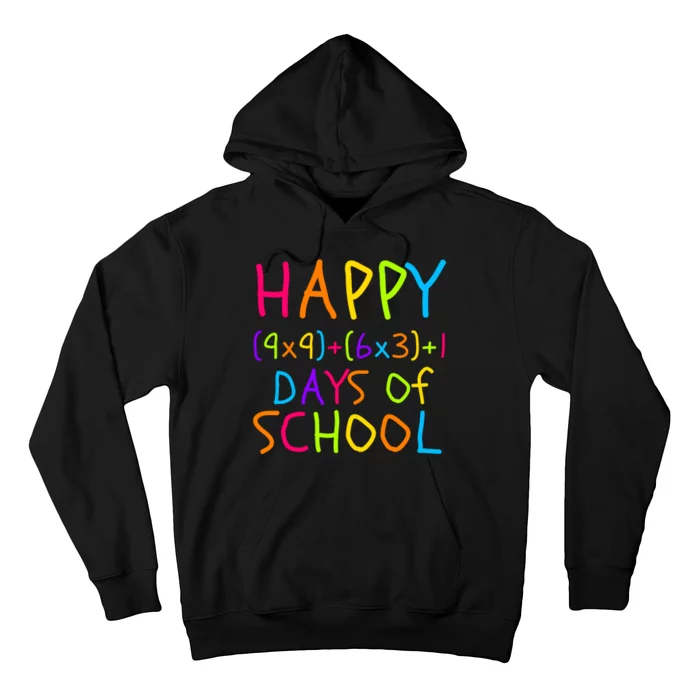 Funny 100th Day Of School Math Teacher 100 Days Math Formula 100 Days Smarter Hoodie