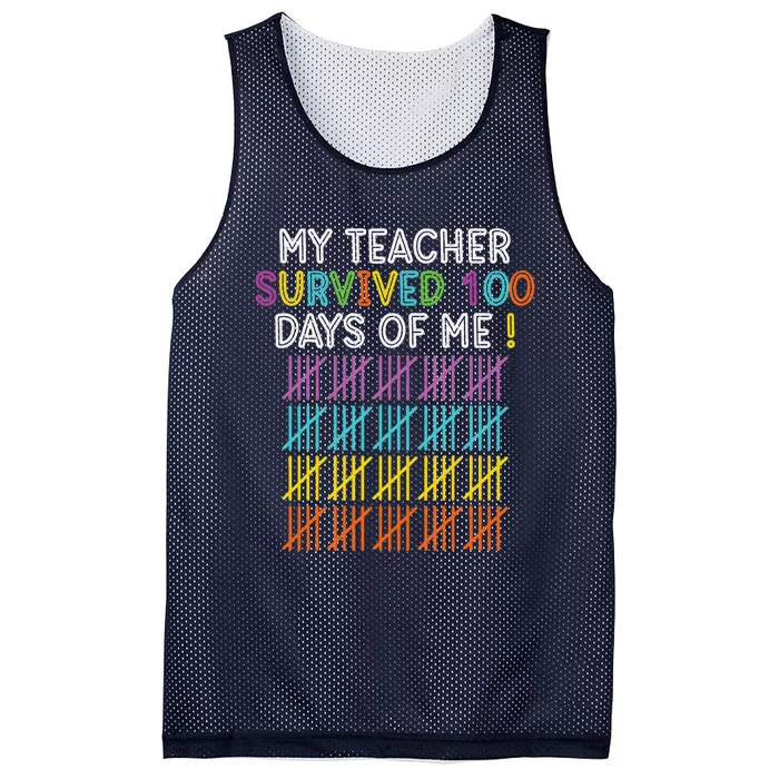 Funny 100 Days Of School For And Smarter Mesh Reversible Basketball Jersey Tank