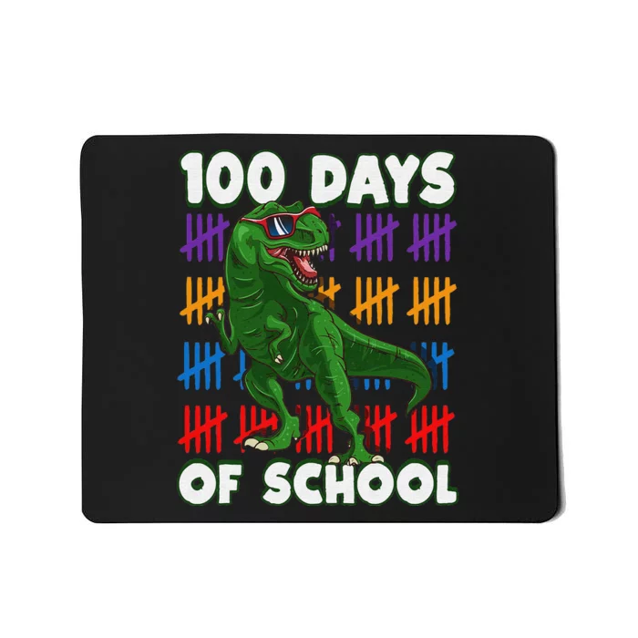 Funny 100 Days Of School 100th Day Of School Dino Mousepad