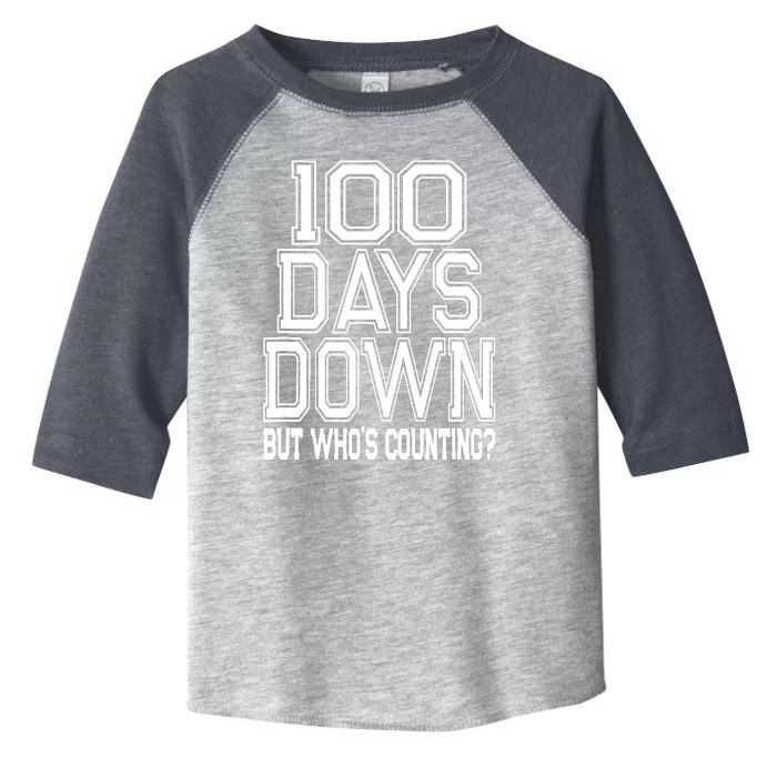 Funny 100 Days Of School Quote Teacher Student Toddler Fine Jersey T-Shirt