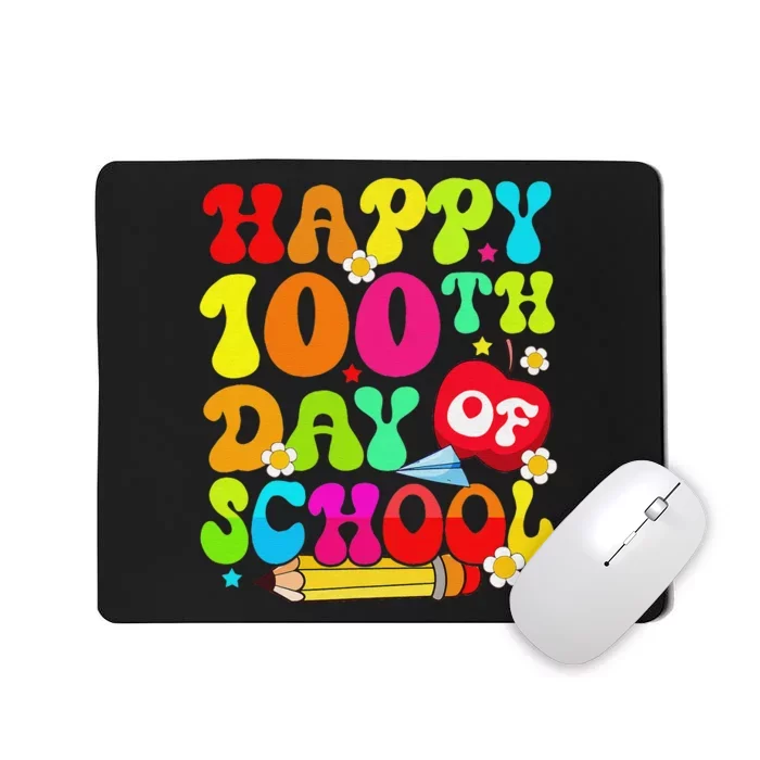 funny 100 Days Of School Teacher And Student Mousepad