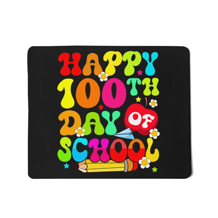 funny 100 Days Of School Teacher And Student Mousepad