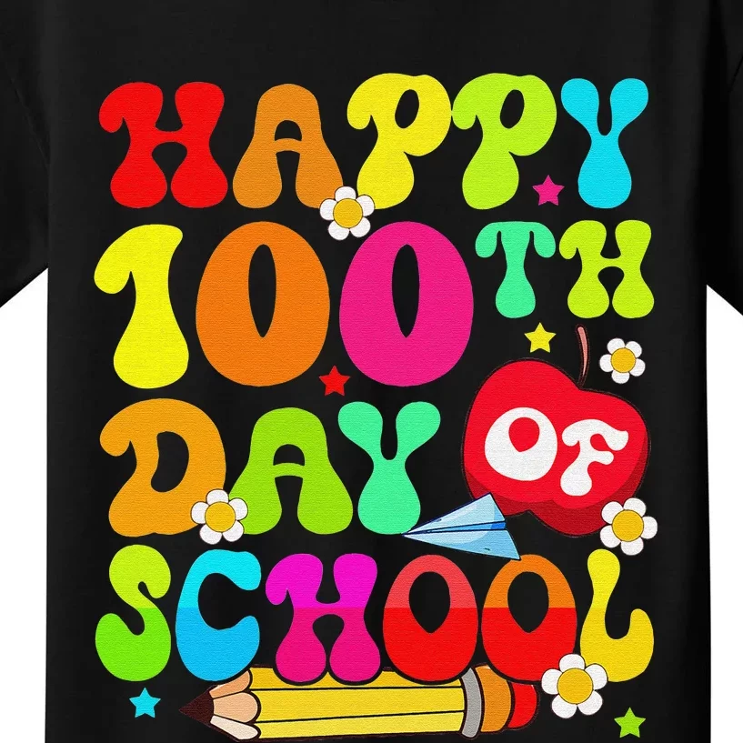 funny 100 Days Of School Teacher And Student Kids T-Shirt