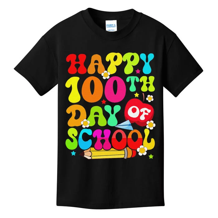 funny 100 Days Of School Teacher And Student Kids T-Shirt