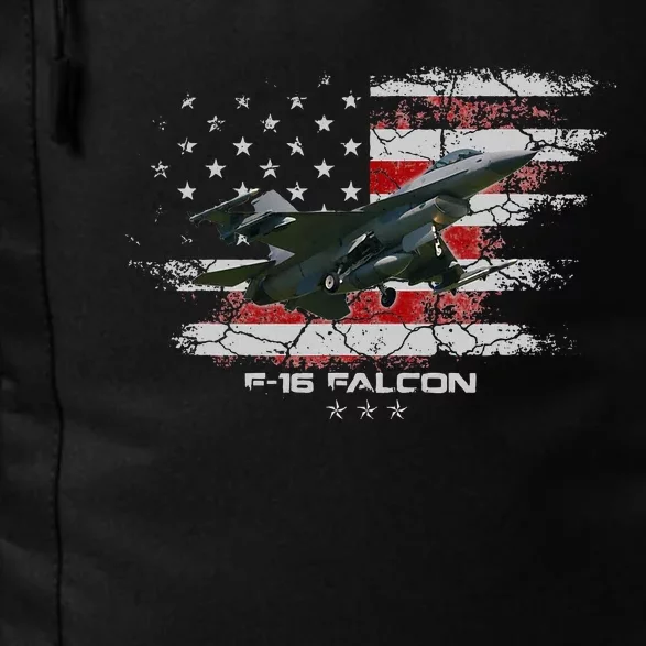 F 16 Falcon U.S Military Fighter Fighting Jet Pilot Veteran Daily Commute Backpack