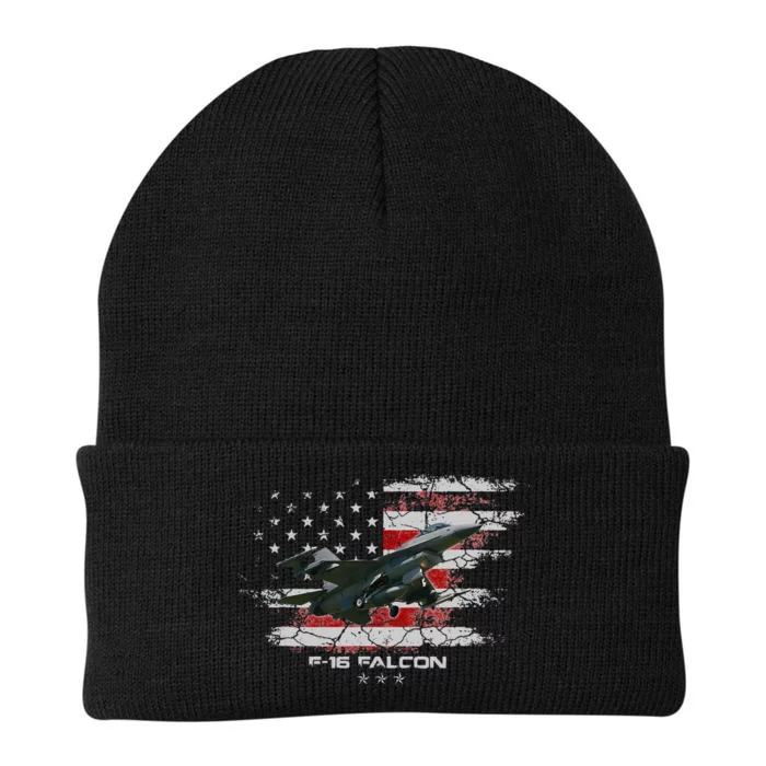 F 16 Falcon U.S Military Fighter Fighting Jet Pilot Veteran Knit Cap Winter Beanie