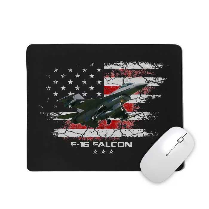 F 16 Falcon U.S Military Fighter Fighting Jet Pilot Veteran Mousepad