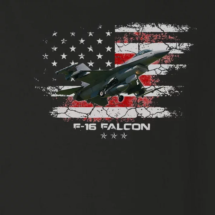 F 16 Falcon U.S Military Fighter Fighting Jet Pilot Veteran Toddler Long Sleeve Shirt