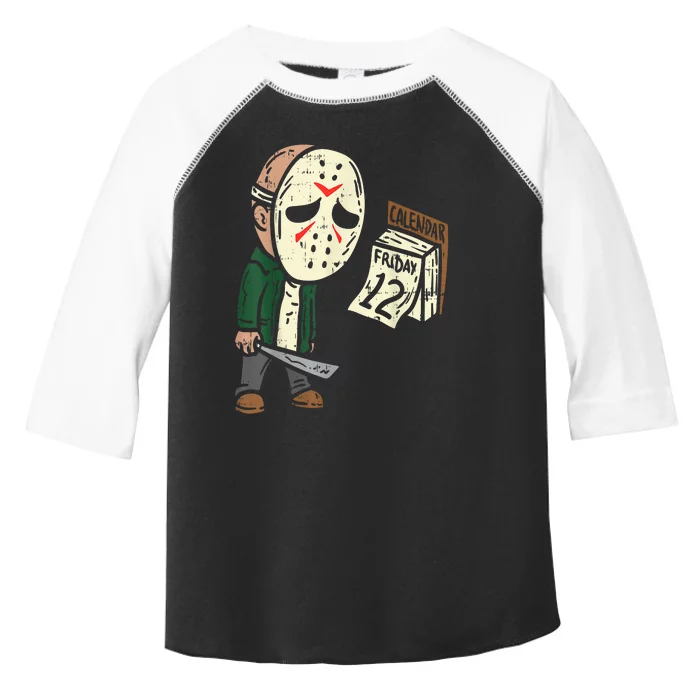 Friday 13th Funny Halloween Horror Movie Humor Party Crazy Toddler Fine Jersey T-Shirt