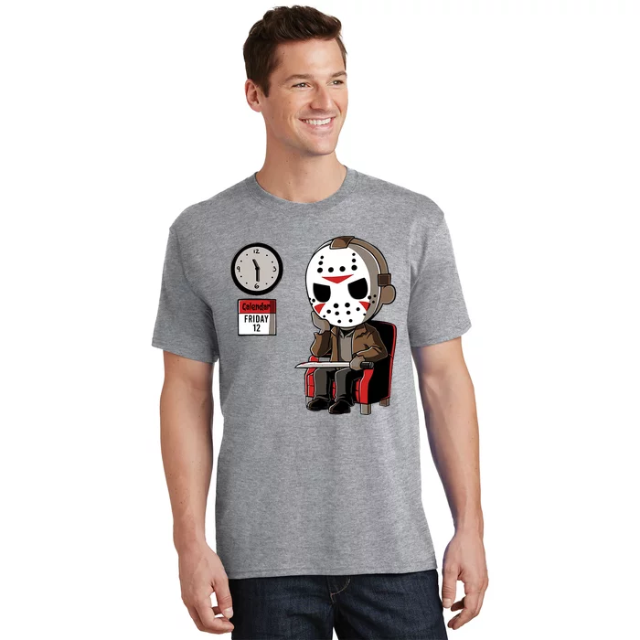 Friday 12th Funny Halloween Horror Movie Humor T-Shirt