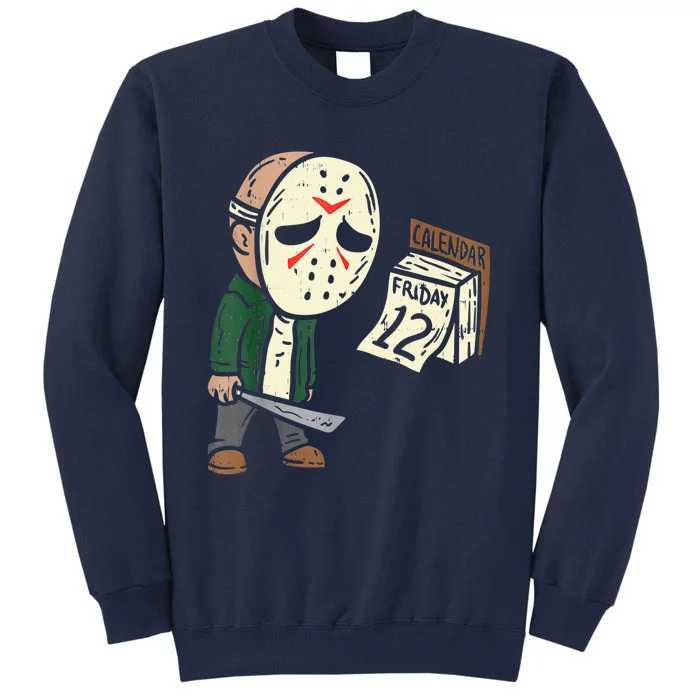 Friday 12th Funny Halloween Horror Movie Humor Tall Sweatshirt