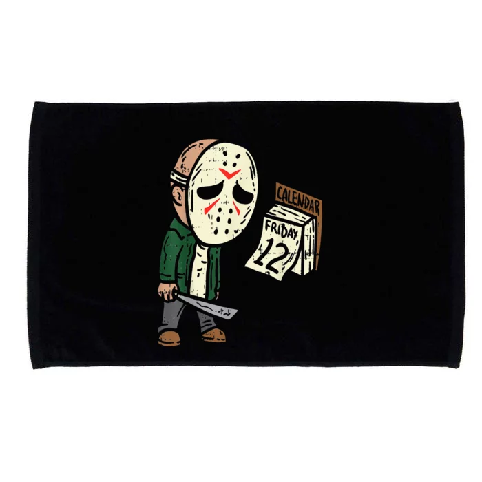 Friday 13th Funny Halloween Horror Movie Humor Party Crazy Microfiber Hand Towel