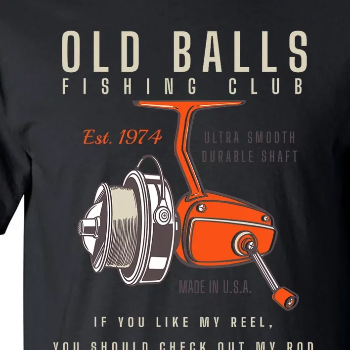 Funny 1974 Fishing Birthday Old Fart 50th For Fisherman Tall T-Shirt