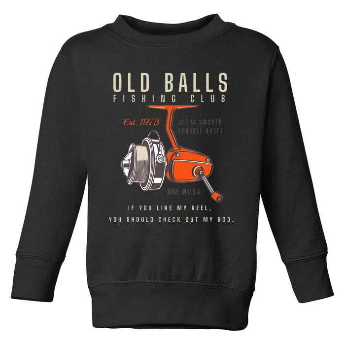 60th Birthday Fisherman Funny Bass Fishing Gift Idea Toddler Long Sleeve  Shirt