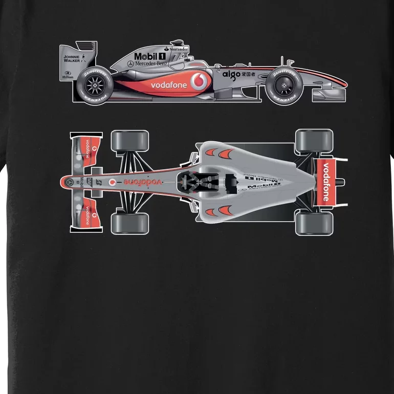 Formula 1 Race Car McLaren Mercedes Premium T-Shirt