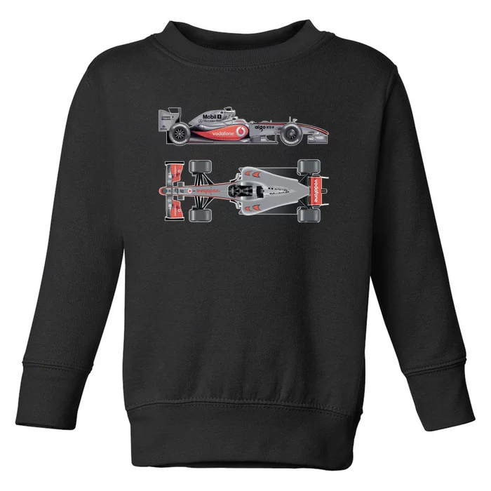 Formula 1 Race Car McLaren Mercedes Toddler Sweatshirt