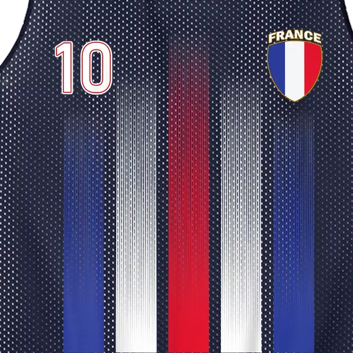 France 10 Soccer Jersey France Football Fan Soccer Mesh Reversible Basketball Jersey Tank