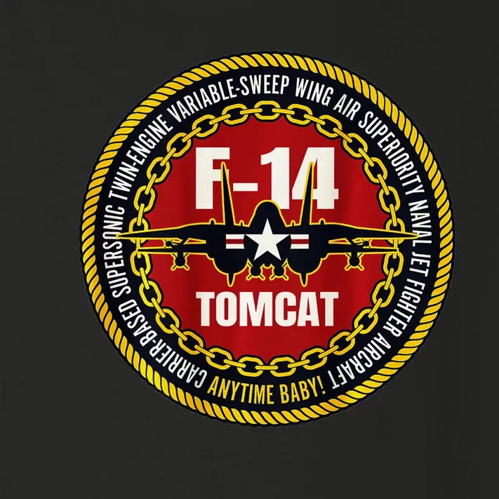 F 14 Tomcat Fighter Jet Military Aircraft Design Toddler Long Sleeve Shirt