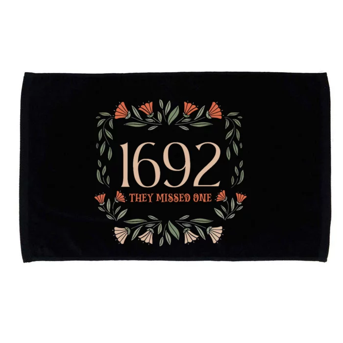 Flower 1692 They Missed One Flower Halloween Witch Cute Gift Microfiber Hand Towel