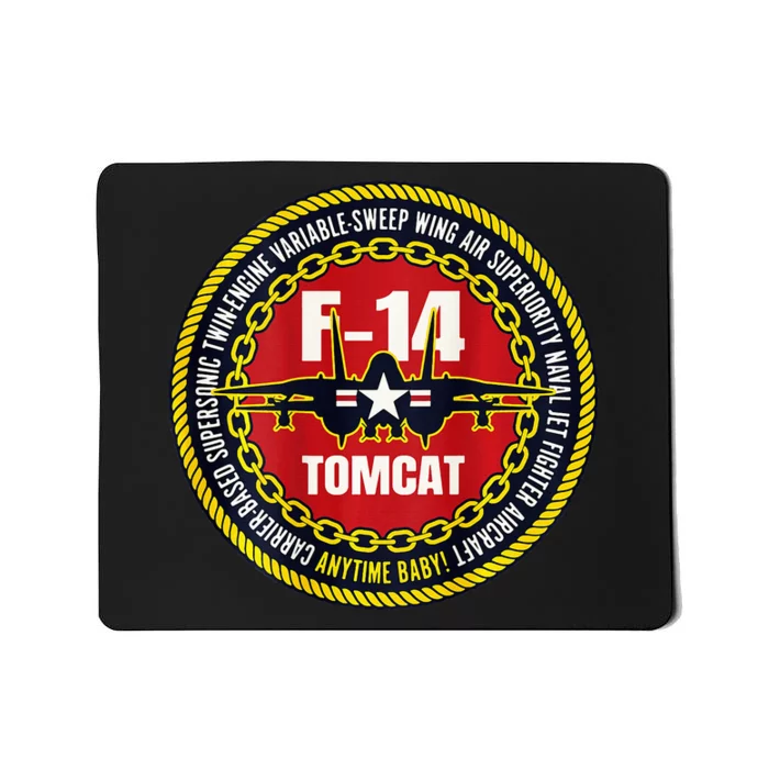 F 14 Tomcat Fighter Jet Military Aircraft Design Mousepad