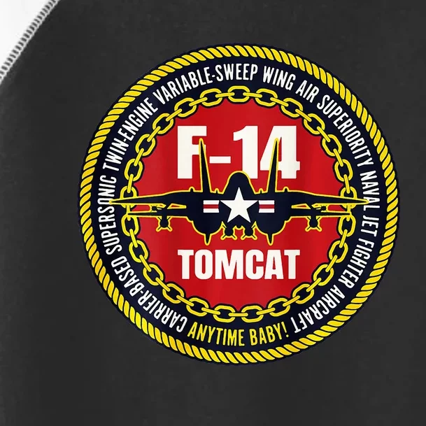 F 14 Tomcat Fighter Jet Military Aircraft Design Toddler Fine Jersey T-Shirt