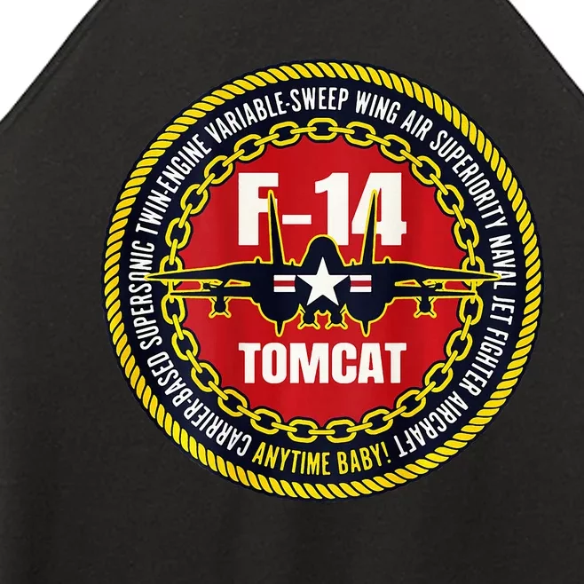 F 14 Tomcat Fighter Jet Military Aircraft Design Women’s Perfect Tri Rocker Tank