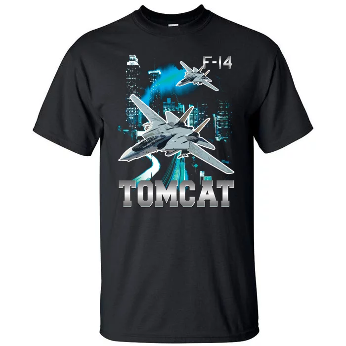 F 14 Tomcat Bootleg Style Tall T-Shirt