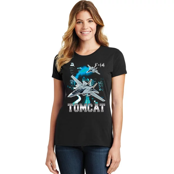 F 14 Tomcat Bootleg Style Women's T-Shirt