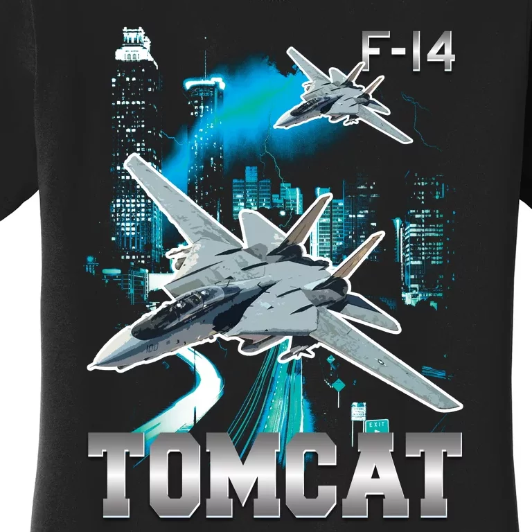 F 14 Tomcat Bootleg Style Women's T-Shirt