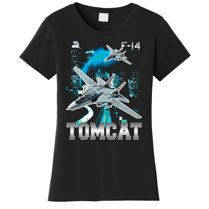 F 14 Tomcat Bootleg Style Women's T-Shirt