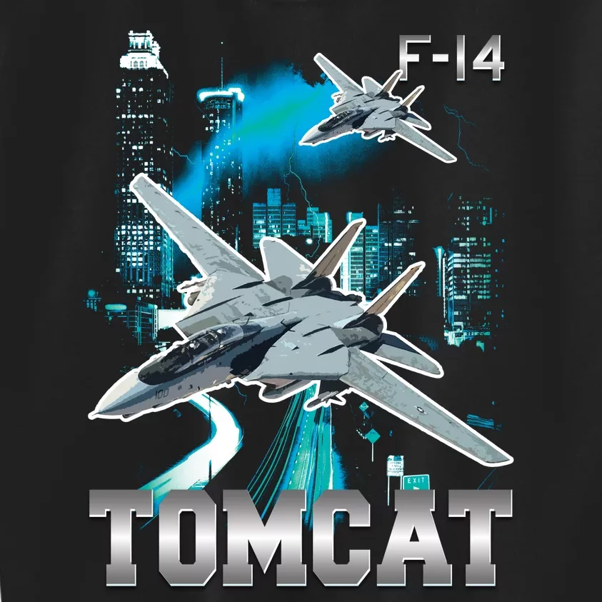 F 14 Tomcat Bootleg Style Kids Sweatshirt