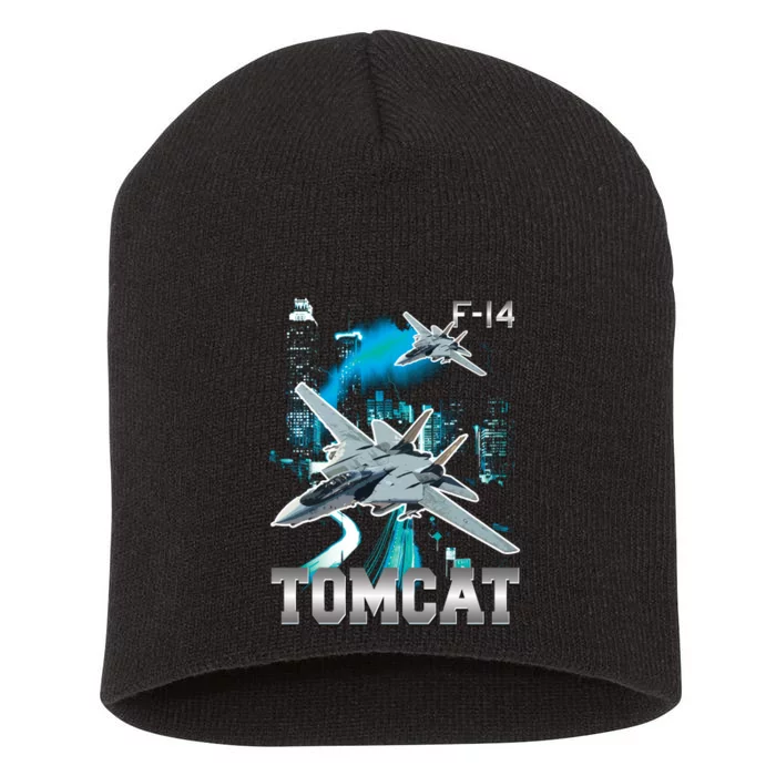 F 14 Tomcat Bootleg Style Short Acrylic Beanie