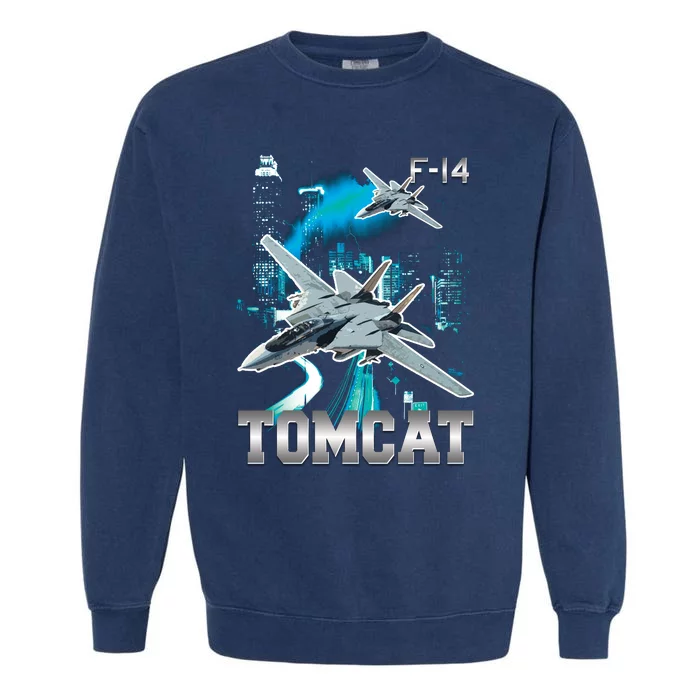 F 14 Tomcat Bootleg Style Garment-Dyed Sweatshirt