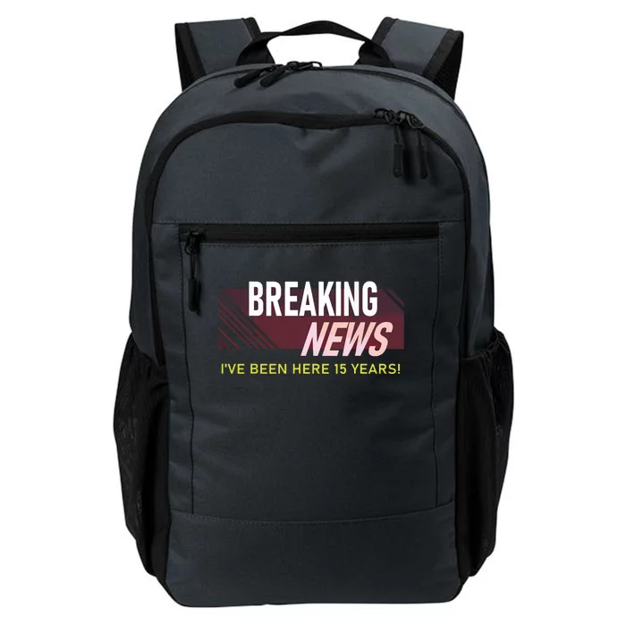 Funny 15 Year Work Anniversary 15th Employee Appreciation Daily Commute Backpack