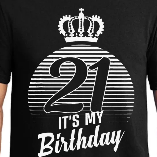 Funny 21st Birthday Design For Women 21 Years Old Bday Pajama Set