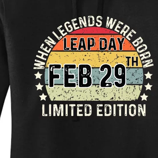 February 29 Birthday Leap Year Women's Pullover Hoodie