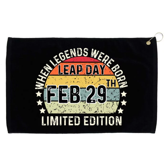 February 29 Birthday Leap Year Grommeted Golf Towel