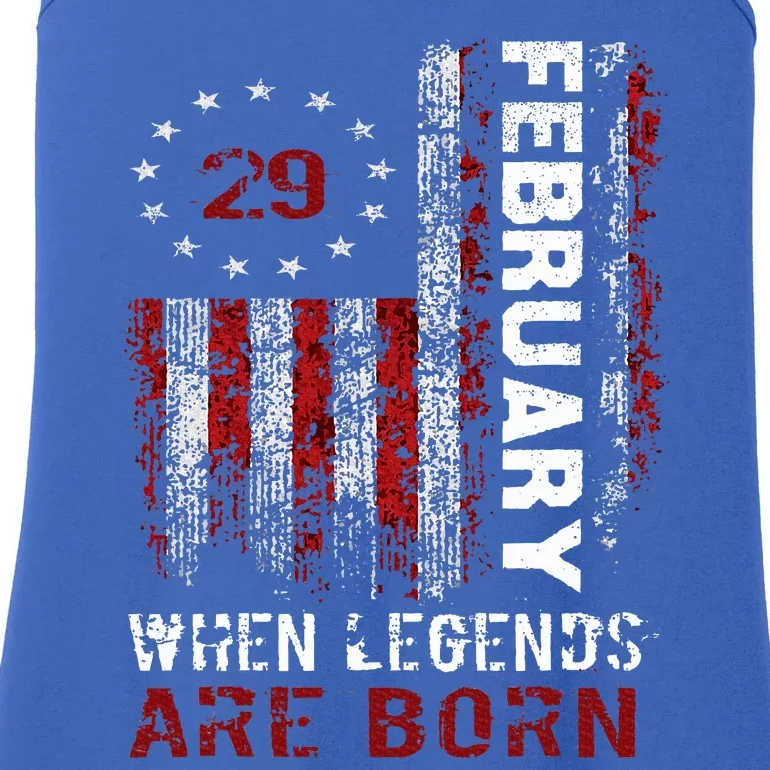 February 29 Birthday For Leap Year Ladies Essential Tank