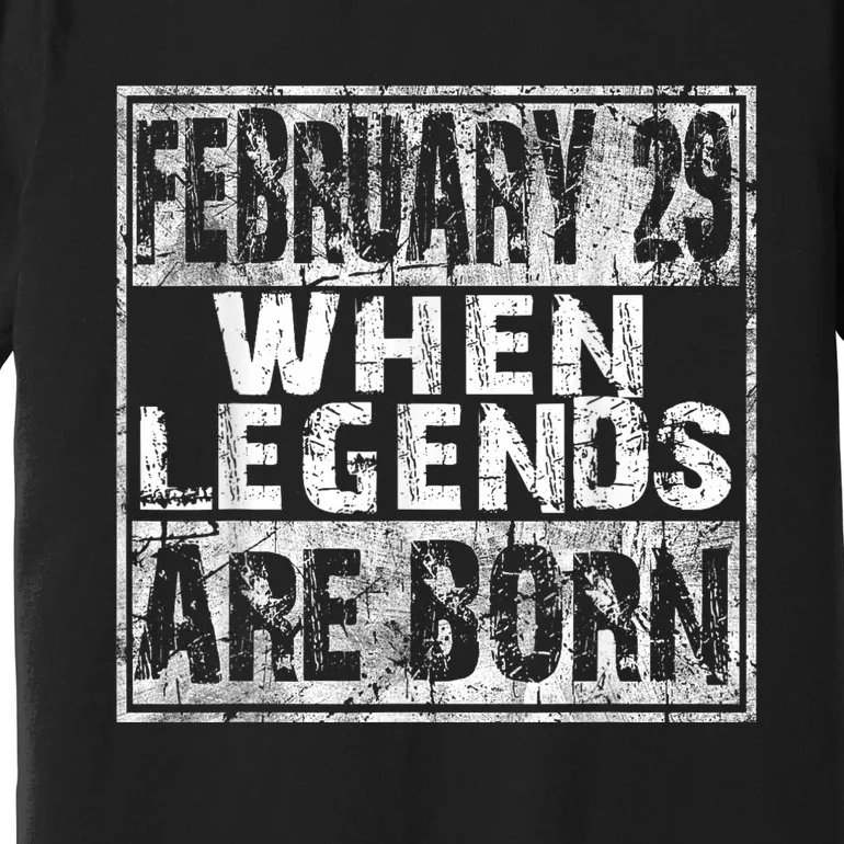 February 29 Birthday Cool Leap Year Premium T-Shirt