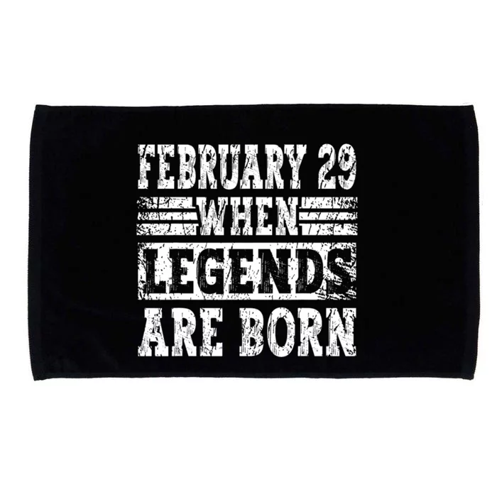 February 29 Birthday Cool Leap Year Microfiber Hand Towel